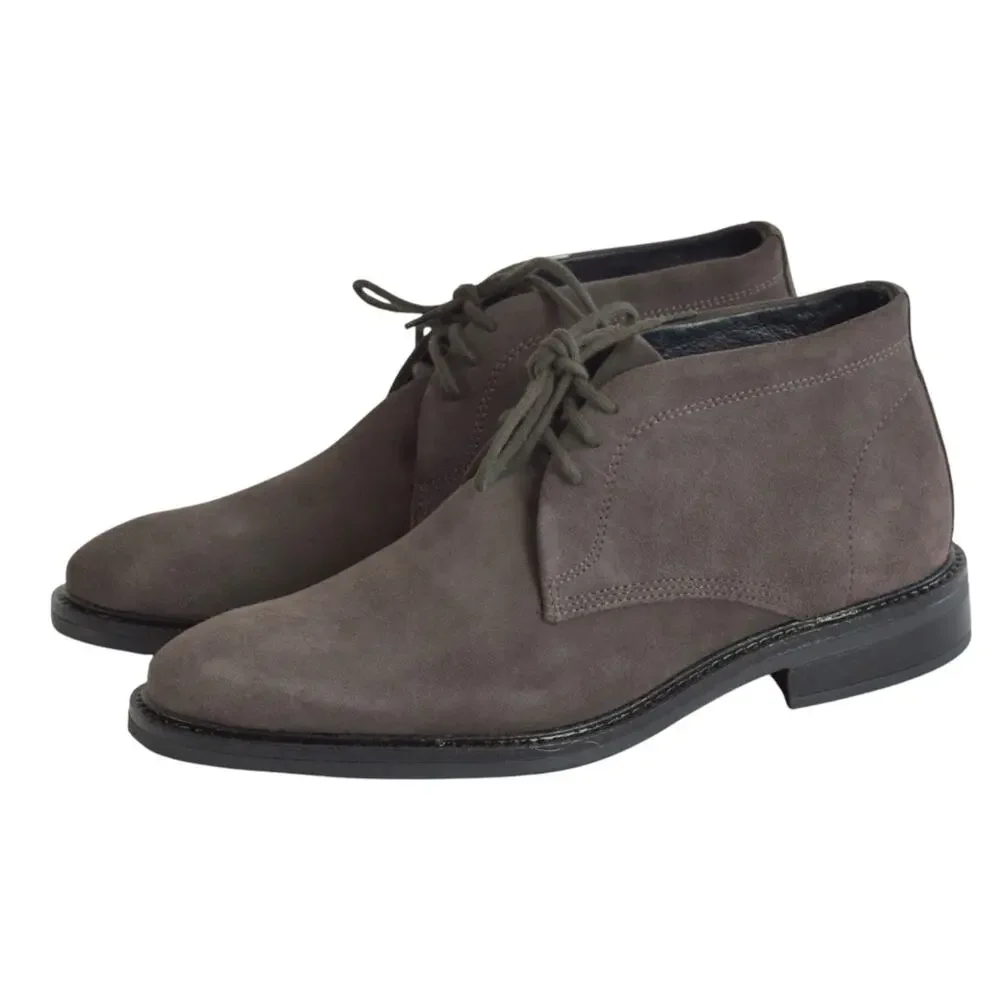 Alfani Grey Suede Chukka Boots Men’s Size 7.5 Casual Dress Booties